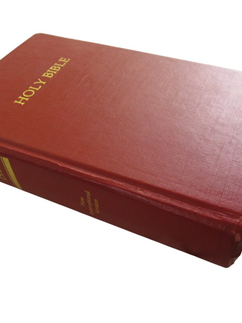Bible Original NIV 1973-78 Version with Footnotes Red Hardcover Zondervan HTF